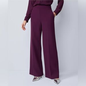 Ann Taylor The Wide-Leg Pant in Fluid Crepe